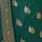 Rajwada Green Silk Woven Saree For Women