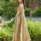 Rajwada Beige Chiffon Embroidered Saree For Women