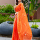 Rajwada Fenta Chiffon Embroidered Saree For Women