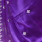Rajwada Voilet Chiffon Embroidered Saree For Women