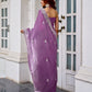 Rajwada Lavender Chiffon Embellished Saree For Women