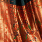 Rajwada Dark Green Silk Woven Saree For Women