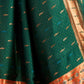 Rajwada Green Silk Woven Saree For Women