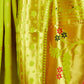 Rajwada Lime Green Silk Woven Saree For Women
