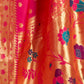 Rajwada Magenta Silk Woven Saree For Women