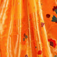 Rajwada Yellow Silk Woven Saree For Women