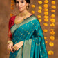 Rajwada Sky Blue  Silk Woven Saree For Women