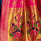 Rajwada Sky Blue Silk Woven Saree For Women