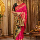 Rajwada Magenta Silk Woven Saree For Women