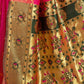 Rajwada Magenta Silk Woven Saree For Women