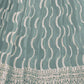 Rajwada Sky Blue Net Embroidered Semi Stitched Lehenga For Women