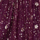 Rajwada Wine Net Embroidered Semi Stitched Lehenga For Women