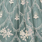 Rajwada Pastel Blue Net Embroidered Semi Stitched Lehenga For Women