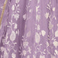 Rajwada Lavender Net Embroidered Semi Stitched Lehenga For Women