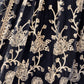 Rajwada Black Net Embroidered Semi Stitched Lehenga For Women