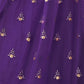 Rajwada Deep Purple Net Embroidered Semi Stitched Lehenga For Women