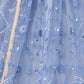 Rajwada Pastel Blue Net Embroidered Semi Stitched Lehenga For Women