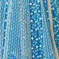 Rajwada Sky Blue Net Embroidered Semi Stitched Lehenga For Women
