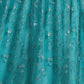 Rajwada Blue Net Embroidered Semi Stitched Lehenga For Women
