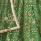 Rajwada Green Net Embroidered Semi Stitched Lehenga For Women