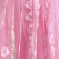 Rajwada Pink Net Embroidered Semi Stitched Lehenga For Women