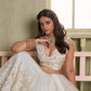 Rajwada White Net Embroidered Semi Stitched Lehenga For Women