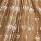 Rajwada Beige Net Embroidered Semi Stitched Lehenga For Women