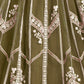 Rajwada Olive Net Embroidered Semi Stitched Lehenga For Women