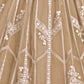 Rajwada Beige Net Embroidered Semi Stitched Lehenga For Women