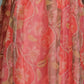 Rajwada Orange Organza Printed Indo Western Dress For Women