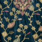 Rajwada Teal Blue Chinon Embroidered Semi-Stitched Kurta Set For Women
