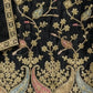 Rajwada Black Chinon Embroidered Semi-Stitched Kurta Set For Women