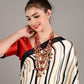 Rajwada Women Multi-Strand Authentic Maroon Onyx-Kundan-Mani Necklace Set!