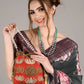 Rajwada Women Red Beautiful Tassel Potli Handbag