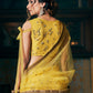 Rajwada Women's Yellow Net Semi Stitched Lehenga with Unstitched Blouse