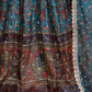 Rajwada Women's Blue Silk Blend Semi Stitched Lehenga with Unstitched Blouse
