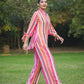 Rajwada Beautiful Multicolor Digital Printed Mull Cotton Indo Western Co-Ord Set for Women