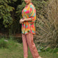 Rajwada Beautiful Multicolor Digital Printed Mull Cotton Indo Western Co-Ord Set for Women