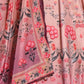 Rajwada Pink Silk Blend Printed Stitched Gown For Women