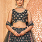 Rajwada Women's Grey Heavy Chinon Stitched Lehenga with Stitched Blouse