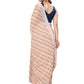Rajwada Designer Orange Printed Ready-to-Wear Saree with Unstitched Blouse for Women