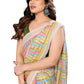 Rajwada Designer Green Printed Ready-to-Wear Saree with Unstitched Blouse for Women