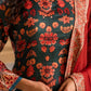 Rajwada Green Silk Stitched Gown with Dupatta For Women