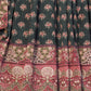 Rajwada Black Chinon Printed Stitched Lehenga Set For Women