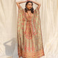 Rajwada Light Green Silk Printed Stitched Indo Western Kaftan For Women