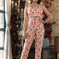 Rajwada Multicolor Satin Printed Co Ord Set for Women