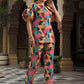 Rajwada Multicolor Muslin Printed Stitched Indo Western Co Ord Set For Women