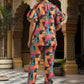 Rajwada Multicolor Muslin Printed Stitched Indo Western Co Ord Set For Women