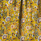 Rajwada Yellow Muslin Printed Stitched Gown for Women