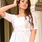 Rajwada White Muslin Printed Stitched Kurta Set For Women